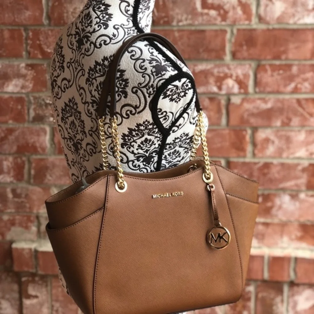 Michael kors jet set chain shoulder bag luggage